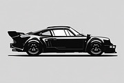 Retro Car Vector Set, an Illustration by hafijul (Thumbnail 9 of 9)