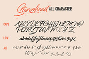Stereohead Brush Font SVG, a Script Font by Dirtyline Studio (Thumbnail 10 of 11)