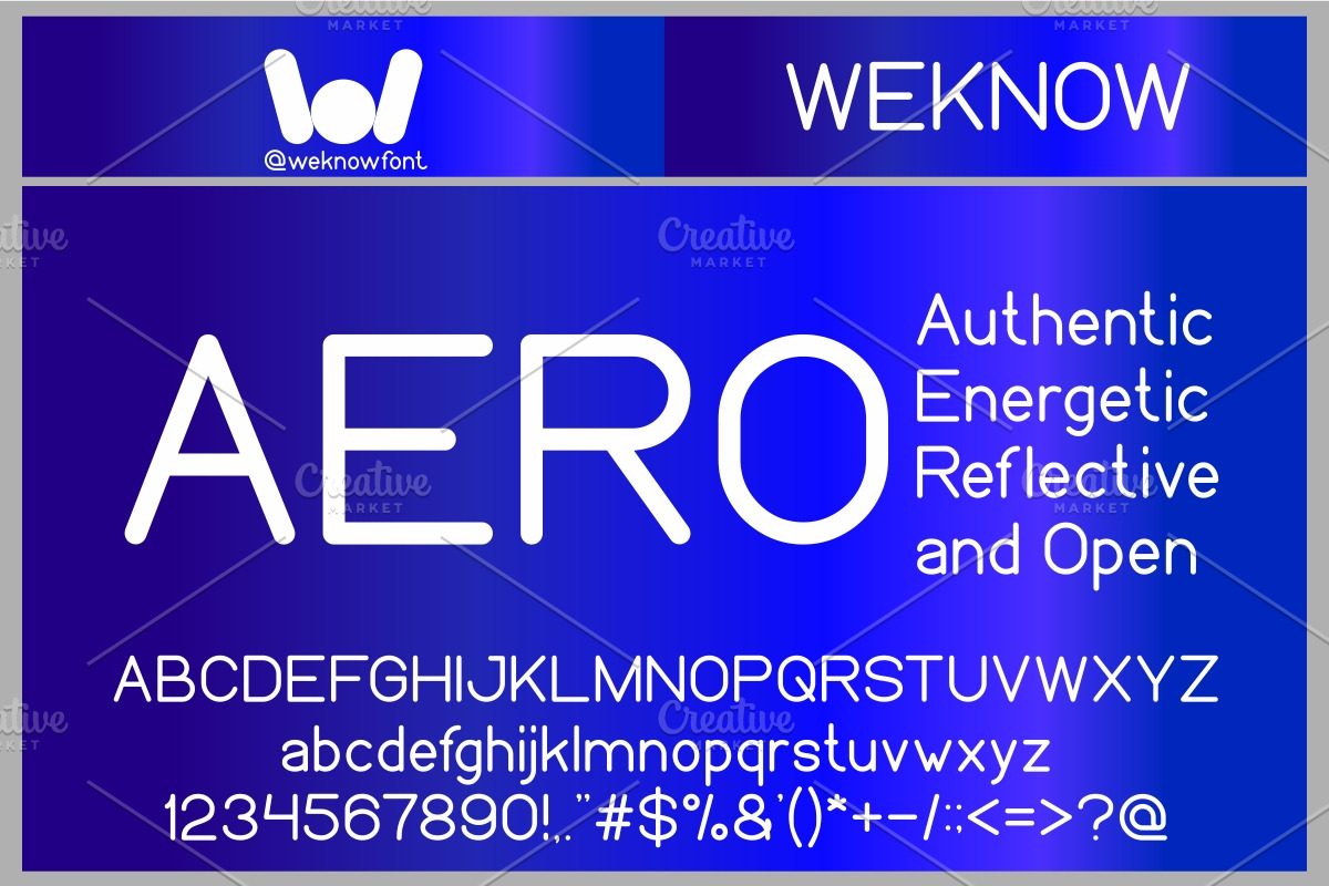 weknow windows font