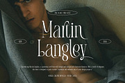 Martin Langley Elegant Serif, a Serif Font by Cruzine (Thumbnail 1 of 8)