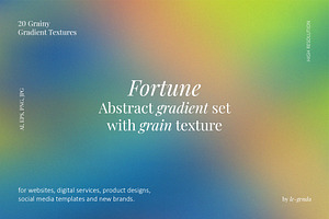 20 Fortune Gradients set