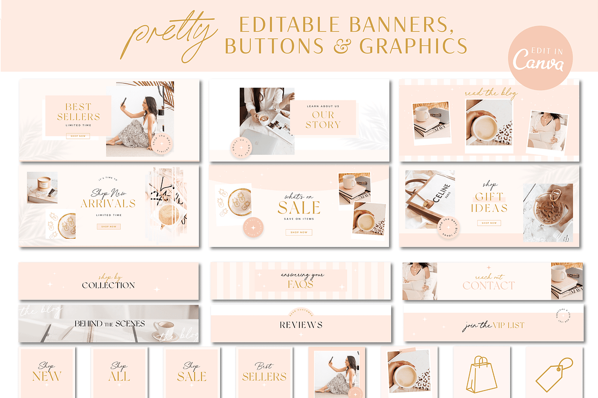 Shopify Theme Pink Fashion Boutique, a Shopify Template by Macarons and Mimosas (Photo 4 of 10)