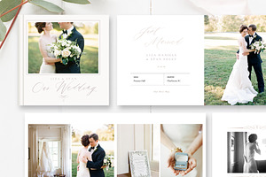 Wedding Album Template PSD, a Magazine Template by By Stephanie Design