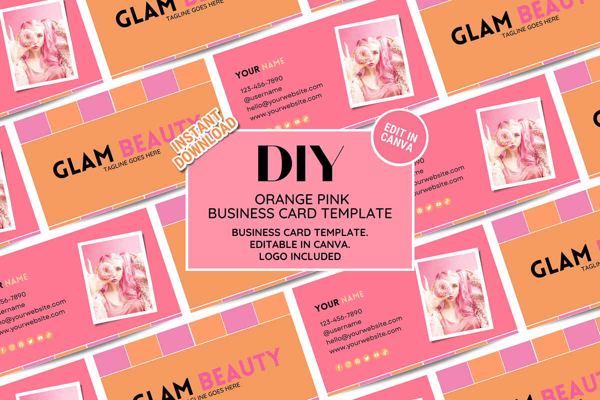 Colorful Business Card, a Business Card Template by SunshineStudioBoutique (Photo 2 of 10)