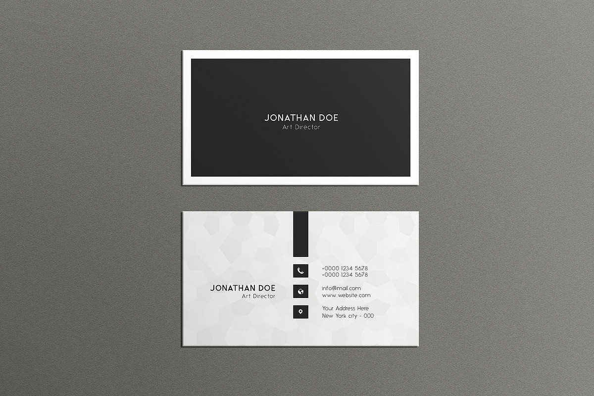 Clean Minimal Visiting Card