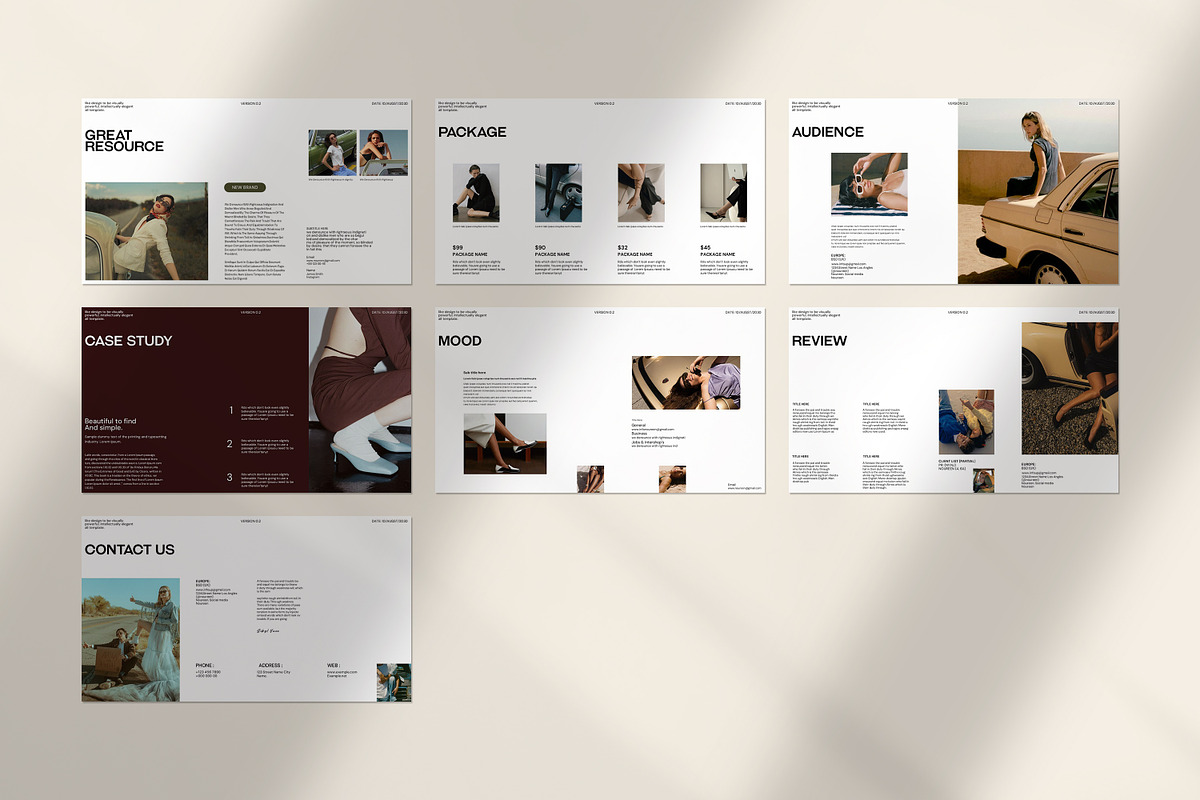 Noureen Slide Deck Presentation, a Presentation Template by evgenystudio (Photo 10 of 10)