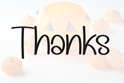 Pumpkin Halloween | Script Font, a Script Font by Scratchones (Thumbnail 8 of 8)