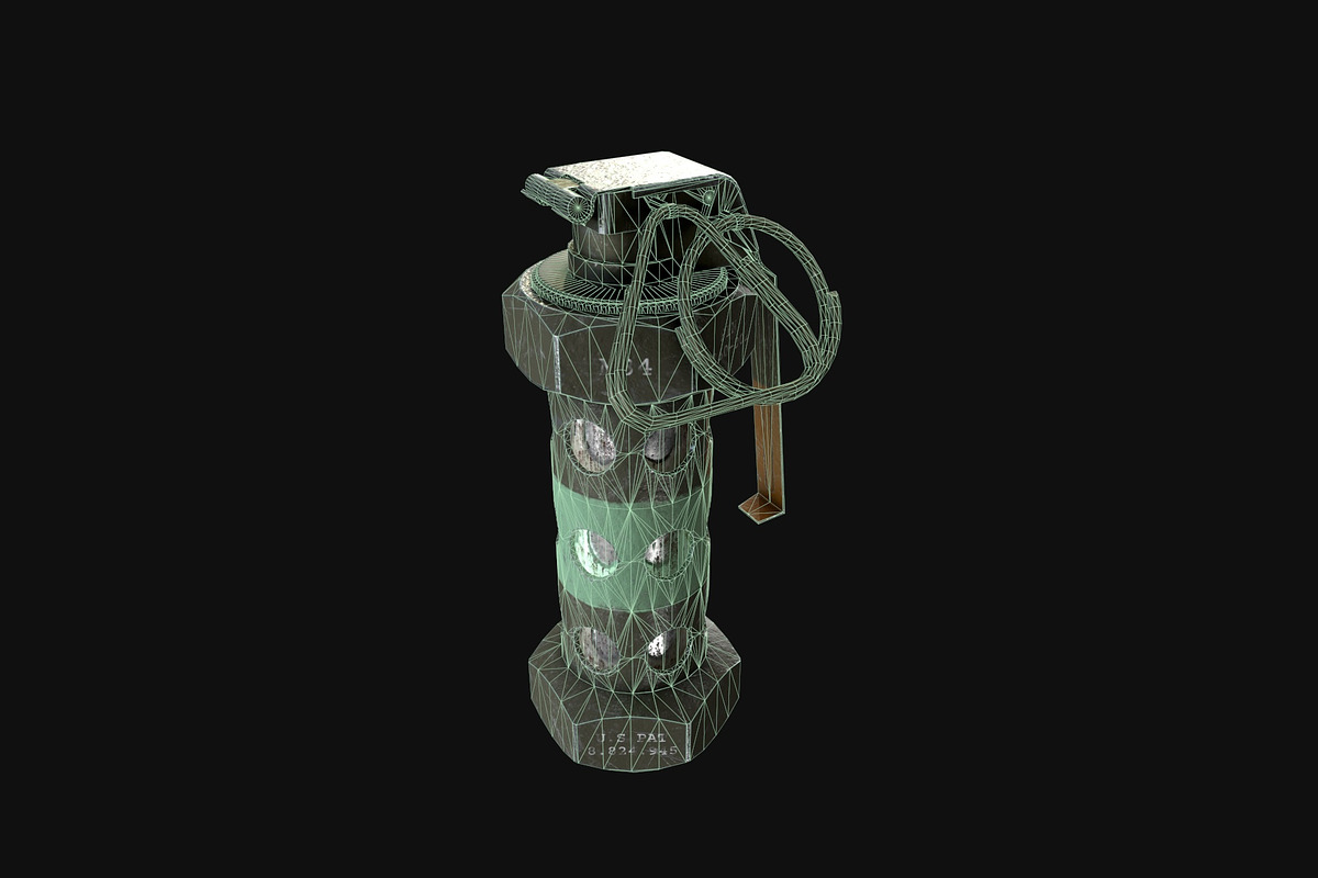 M84 Stun Grenade, an Object 3D Model by Midgardians (Photo 10 of 10)