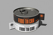 Food Tin Can Mockup, a Packaging Mockup by Brand Earth (Thumbnail 2 of 4)