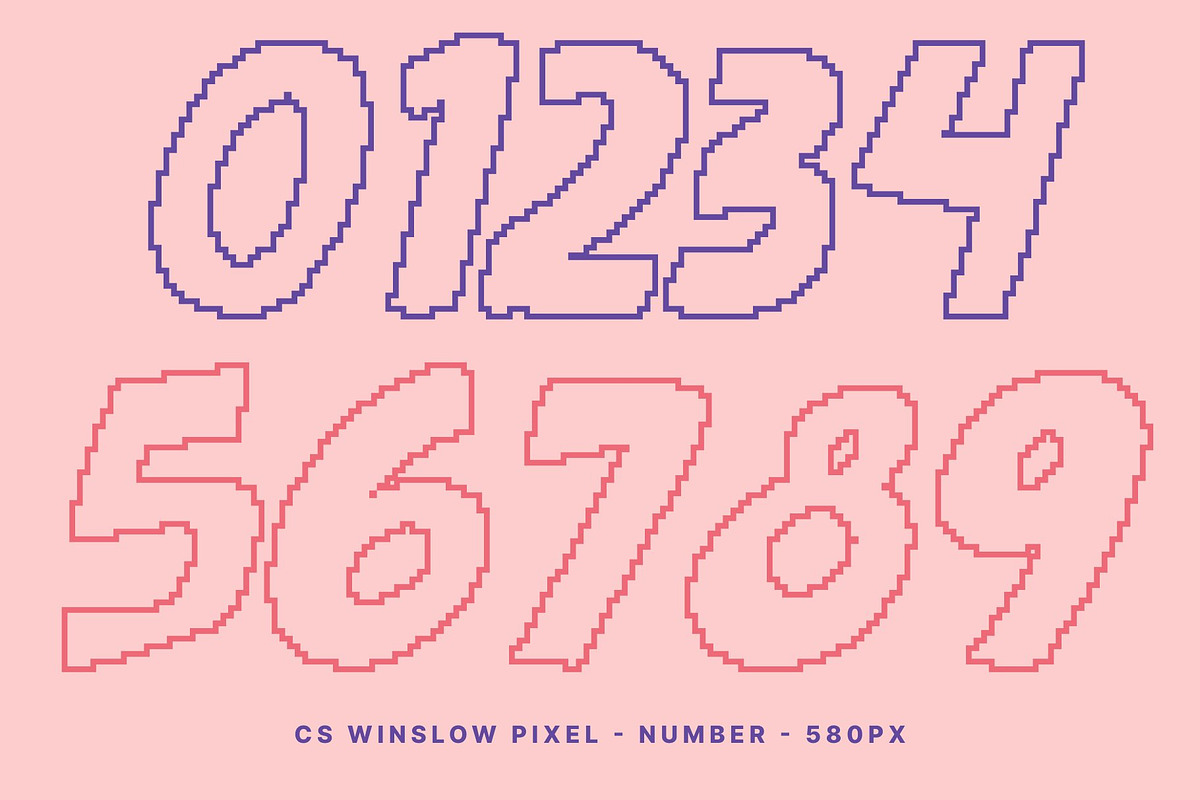 CS Winslow Pixel, a Sans Serif Font by Craft Supply Co. (Photo 6 of 8)