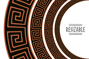 Black and brown meander brushes, a Brush Add-On by ekmelica (Thumbnail 4 of 5)