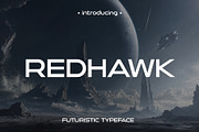 Redhawk - Futurist Typeface, a Sans Serif Font by HipFonts (Thumbnail 1 of 9)