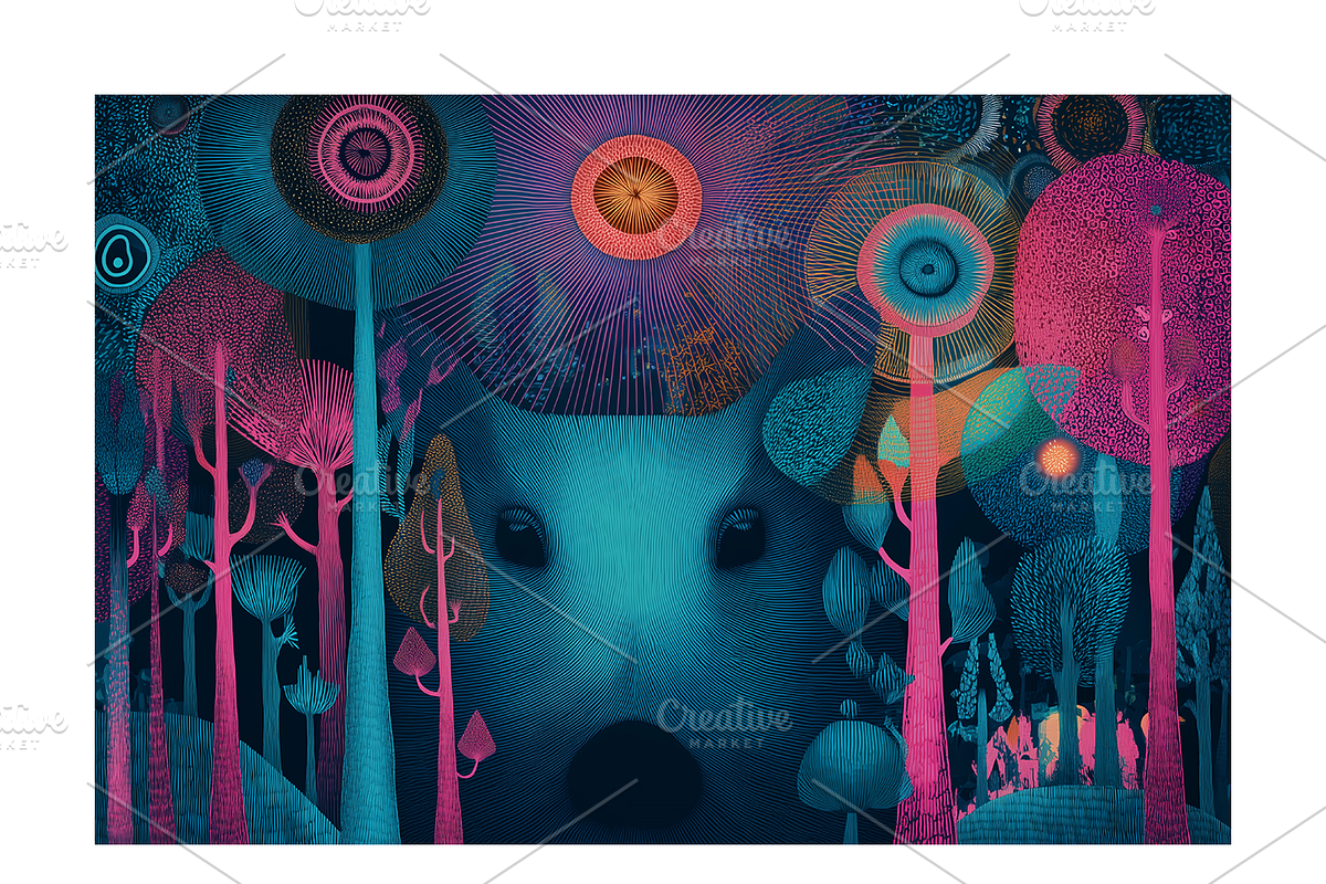 Enod. Enchanted Forest Animal Spirit, an Animal Illustration by milatovar (Photo 11 of 19)