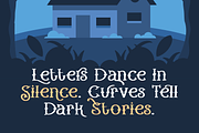 Ghost Scribe: Eerie Handwritten Font, a Handwritten Font by Helotype (Thumbnail 2 of 8)