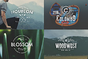 Vintage Logos & Badges Set 4, a Branding & Logo Template by Graphicdome (Thumbnail 2 of 5)