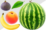 17 fresh fruits, an Object Graphic by Fruits+Veggies (Thumbnail 2 of 3)