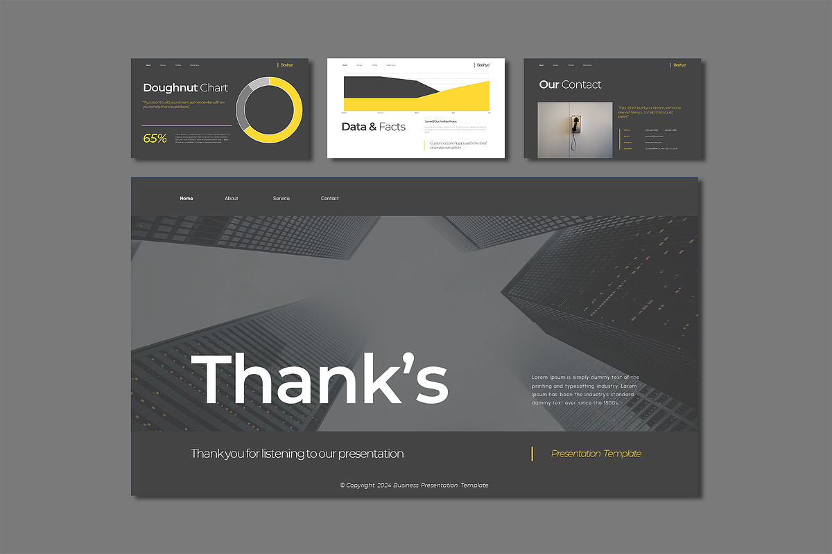 Business Powerpoint Presentation, a Presentation Template by VanillineGraph (Photo 6 of 6)