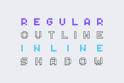 Nanobit - Pixel Typeface, a Sans Serif Font by alpercakici (Thumbnail 9 of 15)