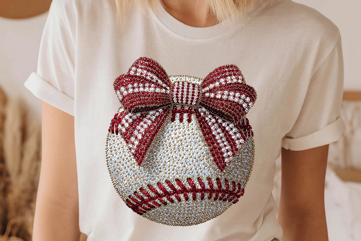 Baseball Bow PNG Sports Softball, a Sport Illustration by SugarCloudStudioArt (Photo 2 of 6)