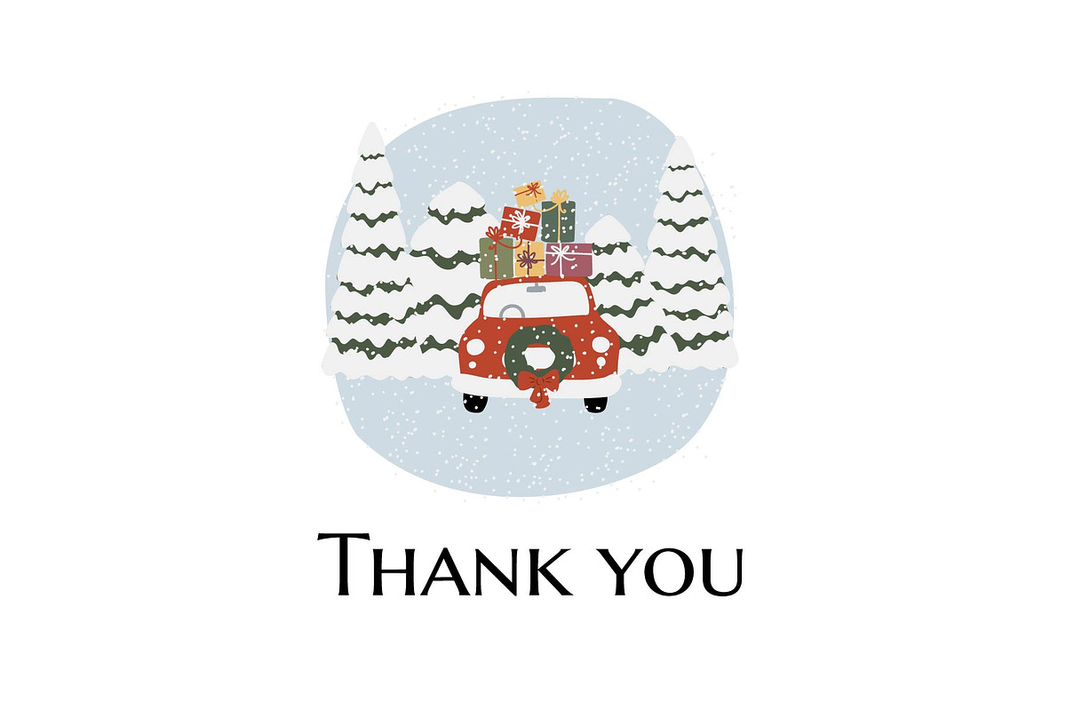 Christmas Winter City Illustrations, a Seasonal Illustration by LyubovZaytseva (Photo 11 of 11)