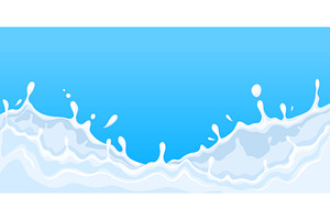 Milk splash background. Creamy, a Food Illustration by Stock-Smart-Start