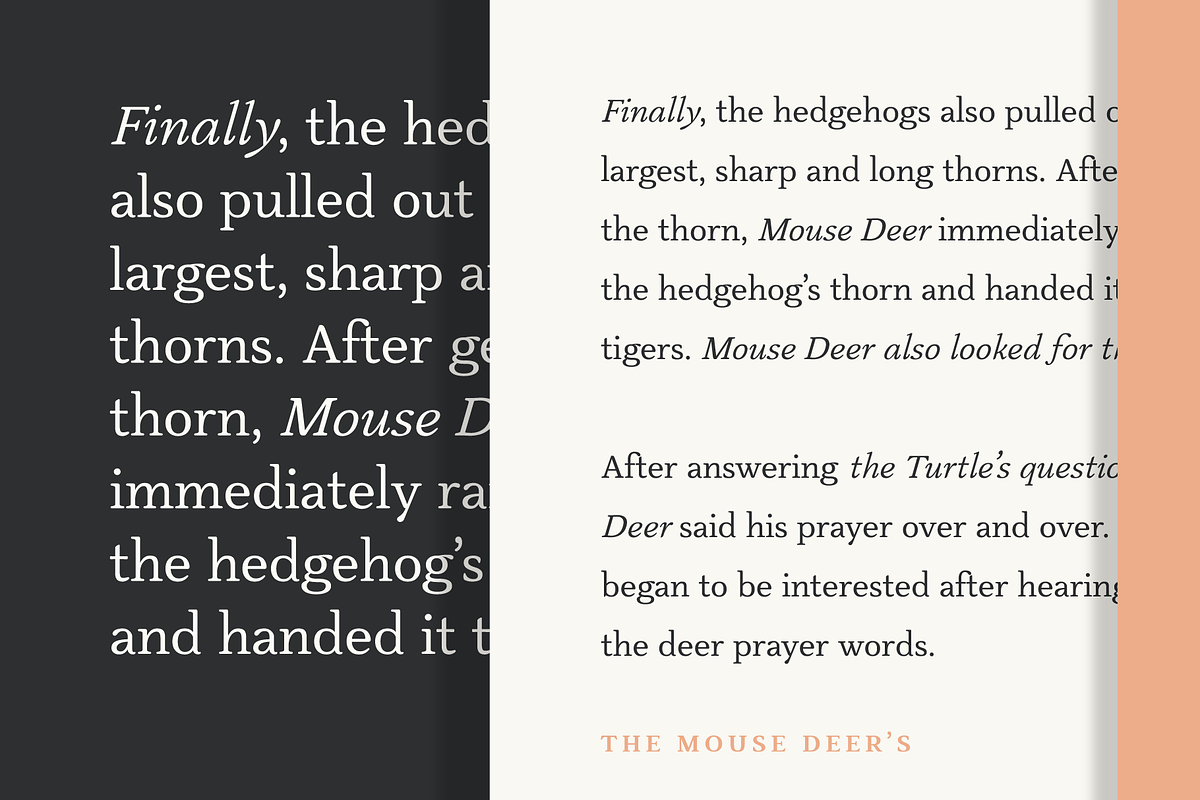 Slippery; Warm Serif, a Serif Font by Eko Bimantara (Photo 6 of 11)