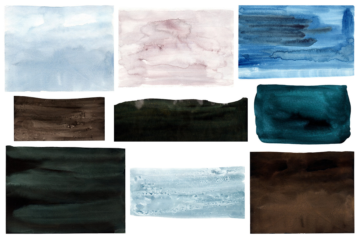 Abstract Watercolor Landscape Prints, an Illustration by Slastick (Photo 5 of 14)