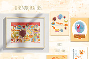 Happy Thanksgiving Day, an Illustration by YuNa (Thumbnail 8 of 11)
