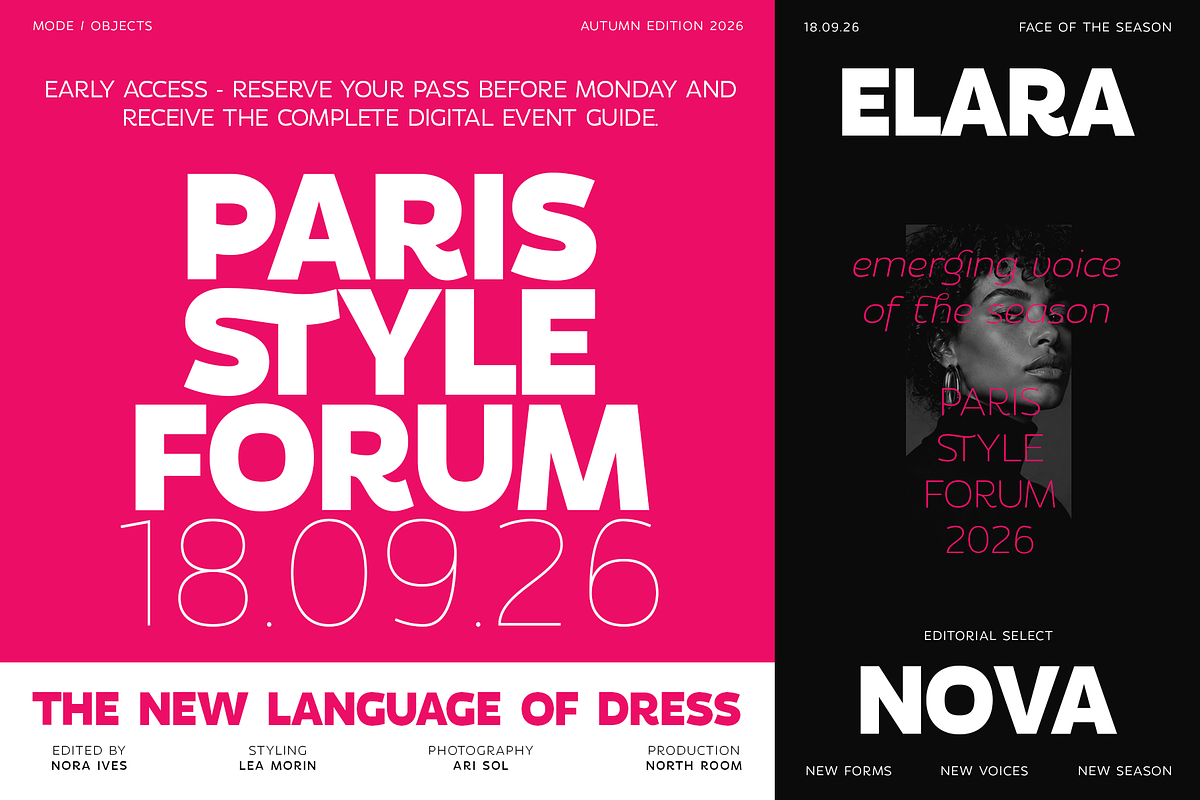 Flamor - Editorial Sans Serif Family, a Sans Serif Font by VP Fonts (Photo 4 of 23)