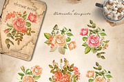 Dark vintage. Watercolor autumn set, an Object Graphic by JuliaBadeeva (Thumbnail 7 of 12)
