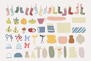 Sustainable Christmas Illustrations, a Seasonal Illustration by JuDesign (Thumbnail 6 of 14)