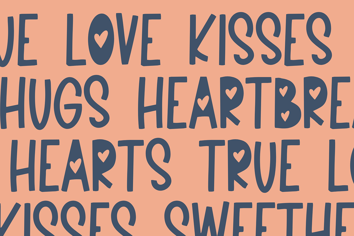 Heartbreaker, Cute Handwritten Font, a Handwritten Font by Designing Digitals (Photo 5 of 9)