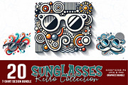 Retro Sunglasses Summer Lover PNG, an Illustration by Sofia's Fashion (Thumbnail 1 of 3)