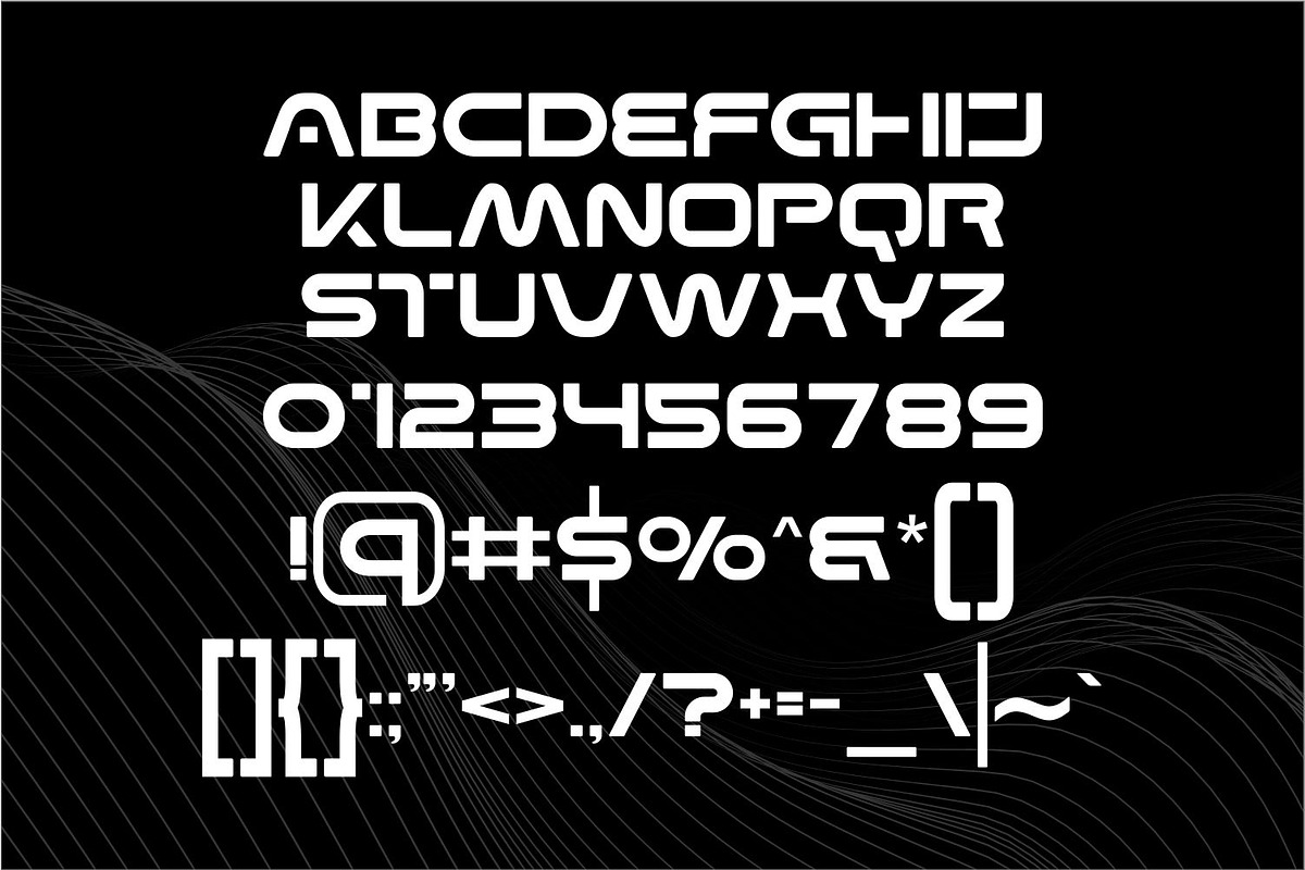Arenka | Futuristic Font | Y2k Font, a Sans Serif Font by WhymoreArt (Photo 9 of 10)