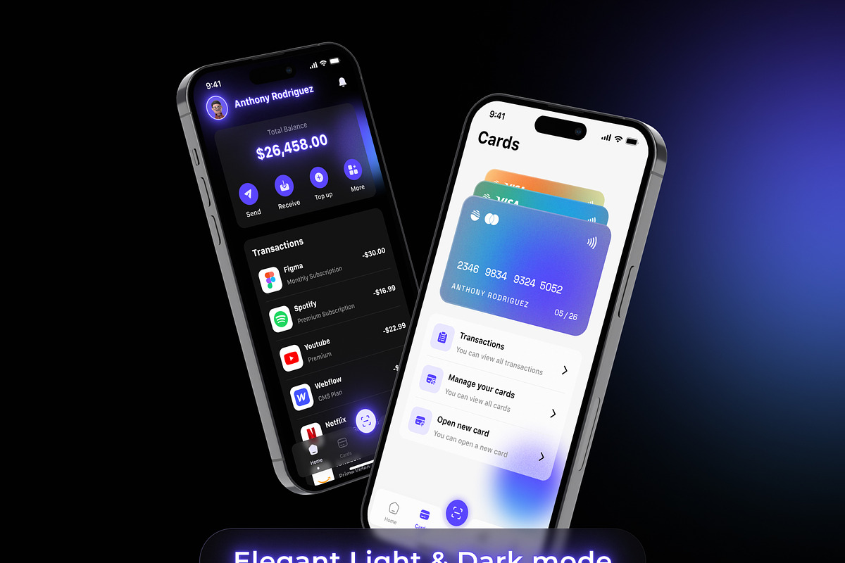 FinWave - Fintech App UI Kit