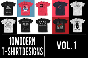 Modern T-Shirt Designs VOL. 1