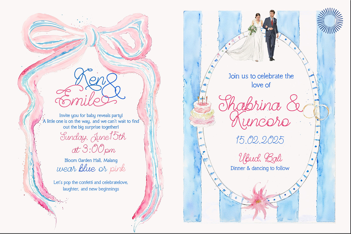 Arieletta - Monoline Script, a Script Font by Setara Langit CreativeStd (Photo 2 of 8)
