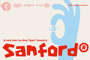 Sanford — Playful Display Font