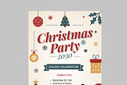 Christmas Party Flyer Template, a Flyer Template by MightyDesign (Thumbnail 4 of 8)