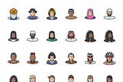 Diversity Avatars v2 - Volume 5, an Icon by Iconify.it (Thumbnail 3 of 9)
