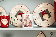 Pink Santa Watercolor Clipart Set, a Seasonal Illustration by Maysa Art (Thumbnail 5 of 6)