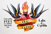 Old school font, a Slab Serif Font by Ekaterina Glazkova (Thumbnail 1 of 4)