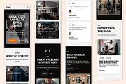 Barber Shop Landing Page, a Landing Page Template by RPWDS (Thumbnail 3 of 3)