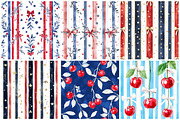 4th of July Patriotic Pattern Bundle, a Pattern Graphic by CitraGraphics (Thumbnail 3 of 7)