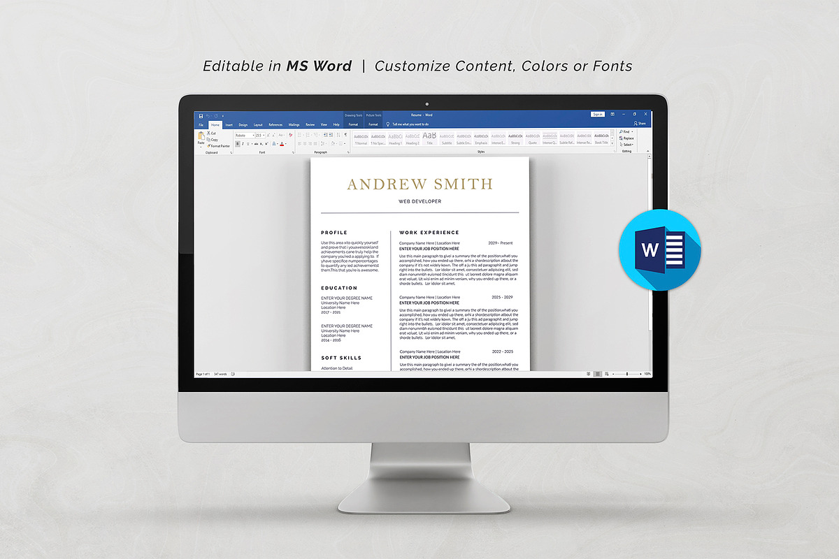 Canva Resume Template preview 8