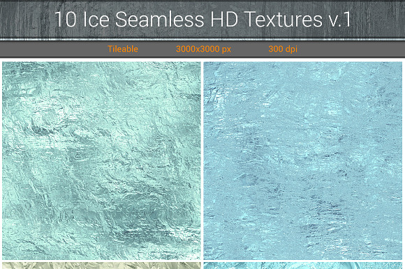 Ice Seamless Hd Textures V.1