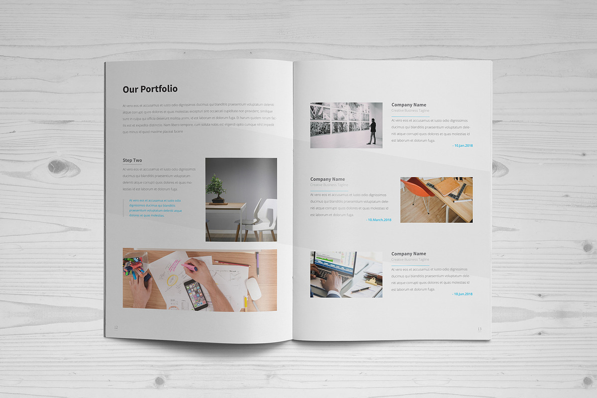 Business Brochure: 16 Pages, a Brochure Template by ZAAS (Photo 7 of 10)