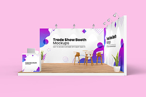 Trade Show Booth Displays Mockup