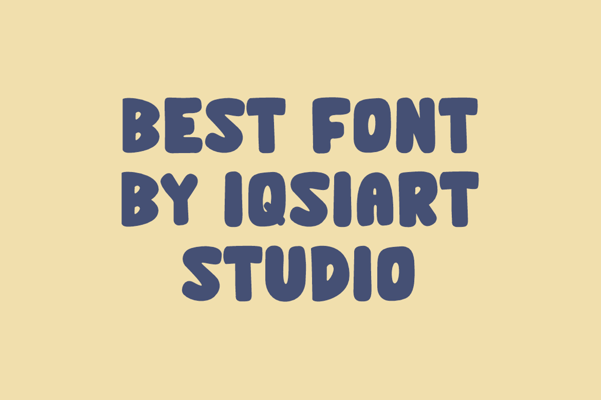 Rounce - Round Font, a Sans Serif Font by Iqsiart Studio (Photo 4 of 6)