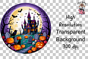 Spooky Halloween Night PNG Bundle, a Graphic by Clipart Bloom (Thumbnail 11 of 11)